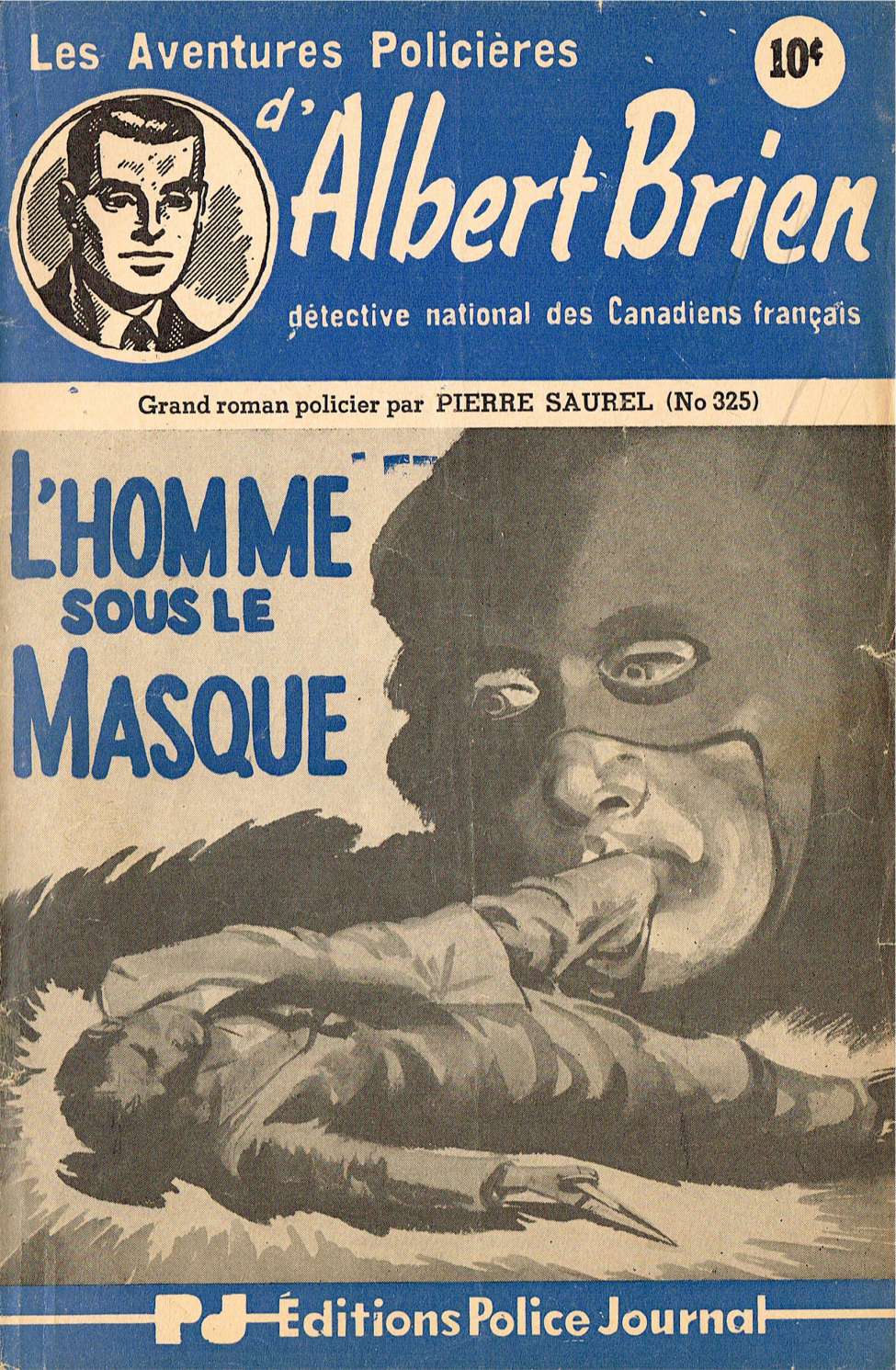 Comic Book Cover For Albert Brien v2 325 - L'homme sous le masque