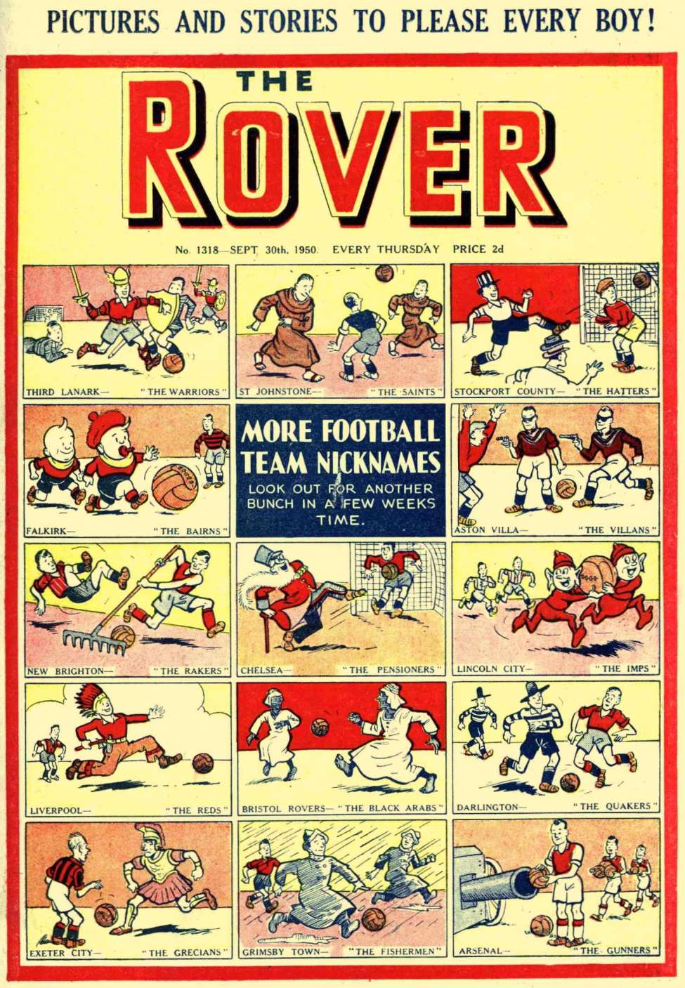 Comic Book Cover For The Rover 1318