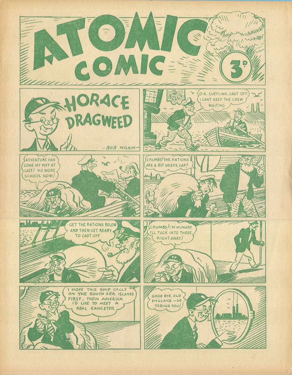Book Cover For Atomic Comic (nn) 1949