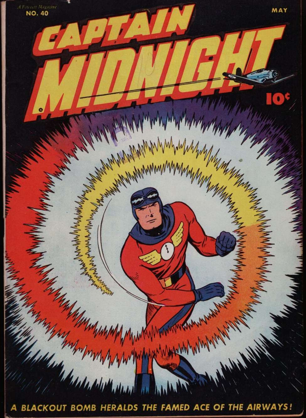 Comic Book Cover For Captain Midnight 40