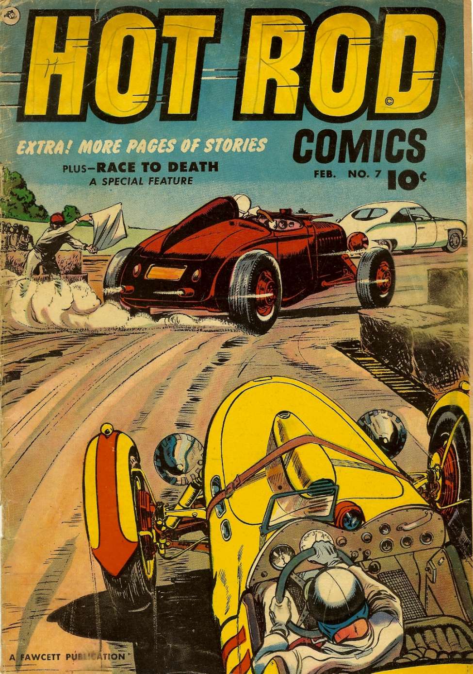Comic Book Cover For Hot Rod Comics 7