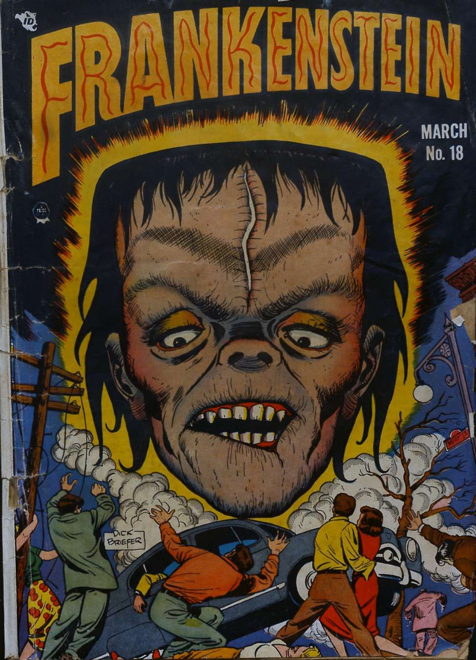 Book Cover For Frankenstein 18 (alt)