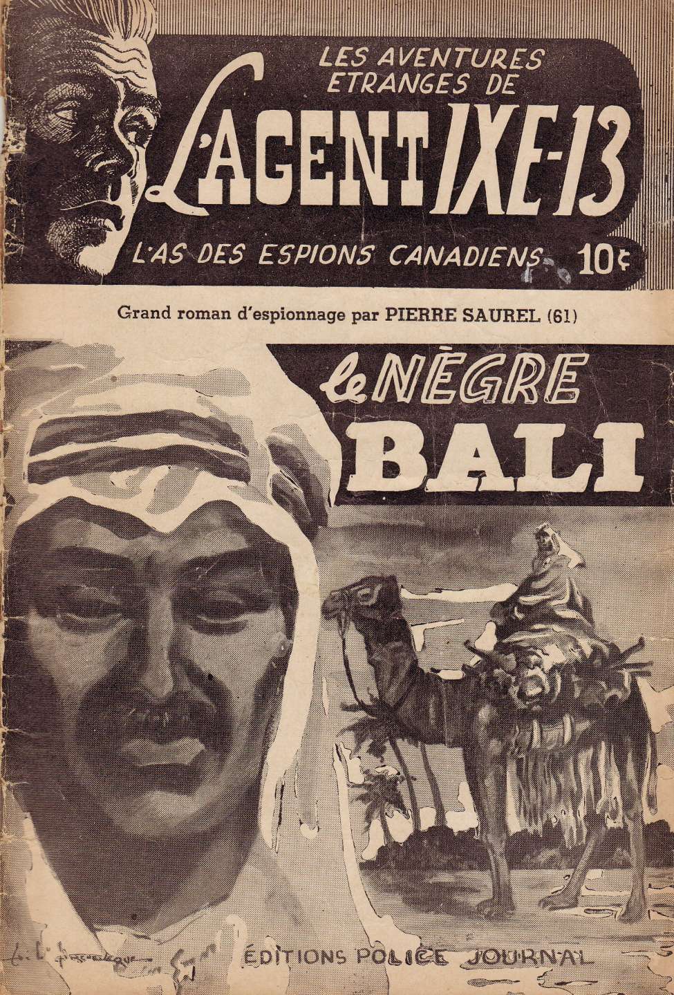 Comic Book Cover For L'Agent IXE-13 v2 61 - Le nègre Bali