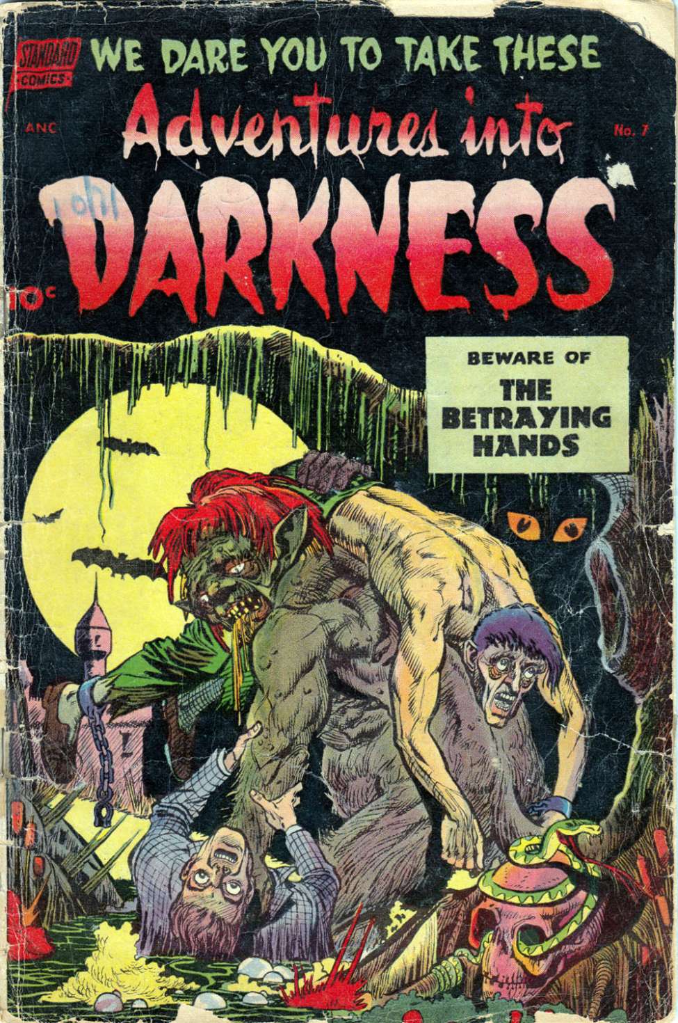 Comic Book Cover For Adventures into Darkness 7