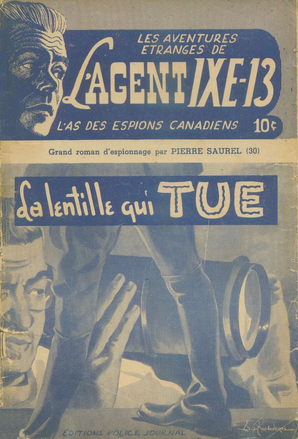 Book Cover For L'Agent IXE-13 v2 30 - La lentille qui tue