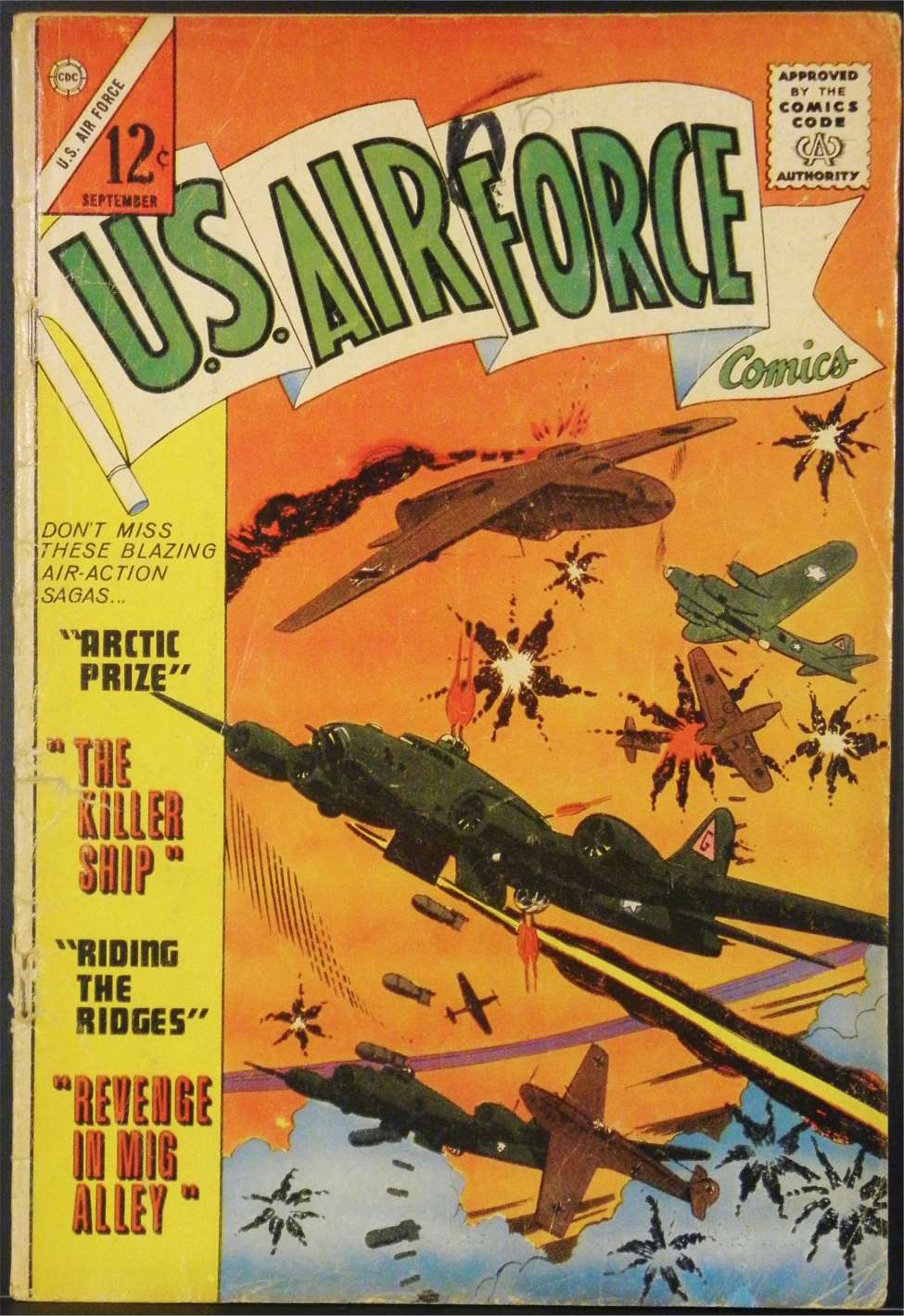 Comic Book Cover For U.S. Air Force Comics 34 - Version 2