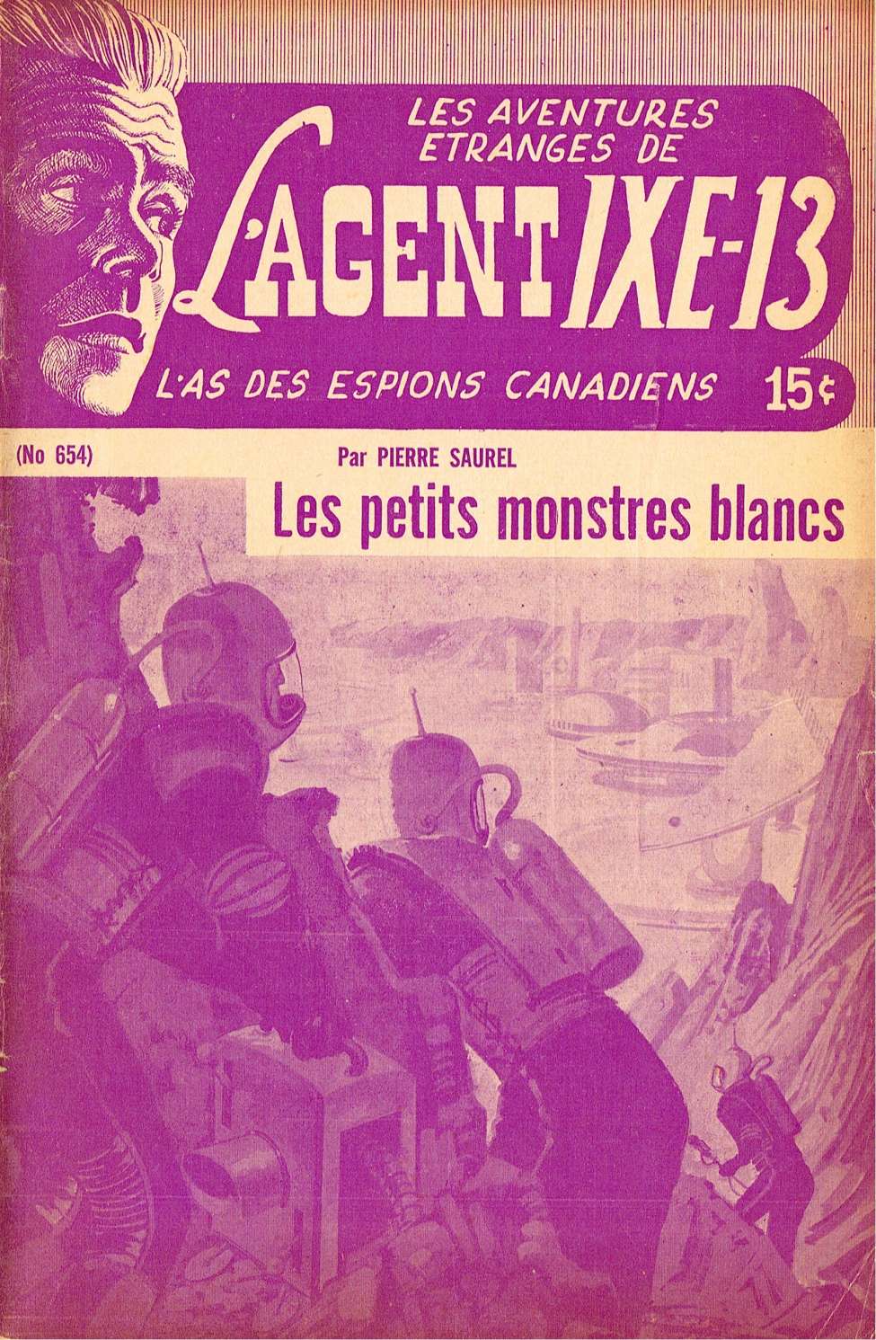 Book Cover For L'Agent IXE-13 v2 654 - Les petits monstres blancs