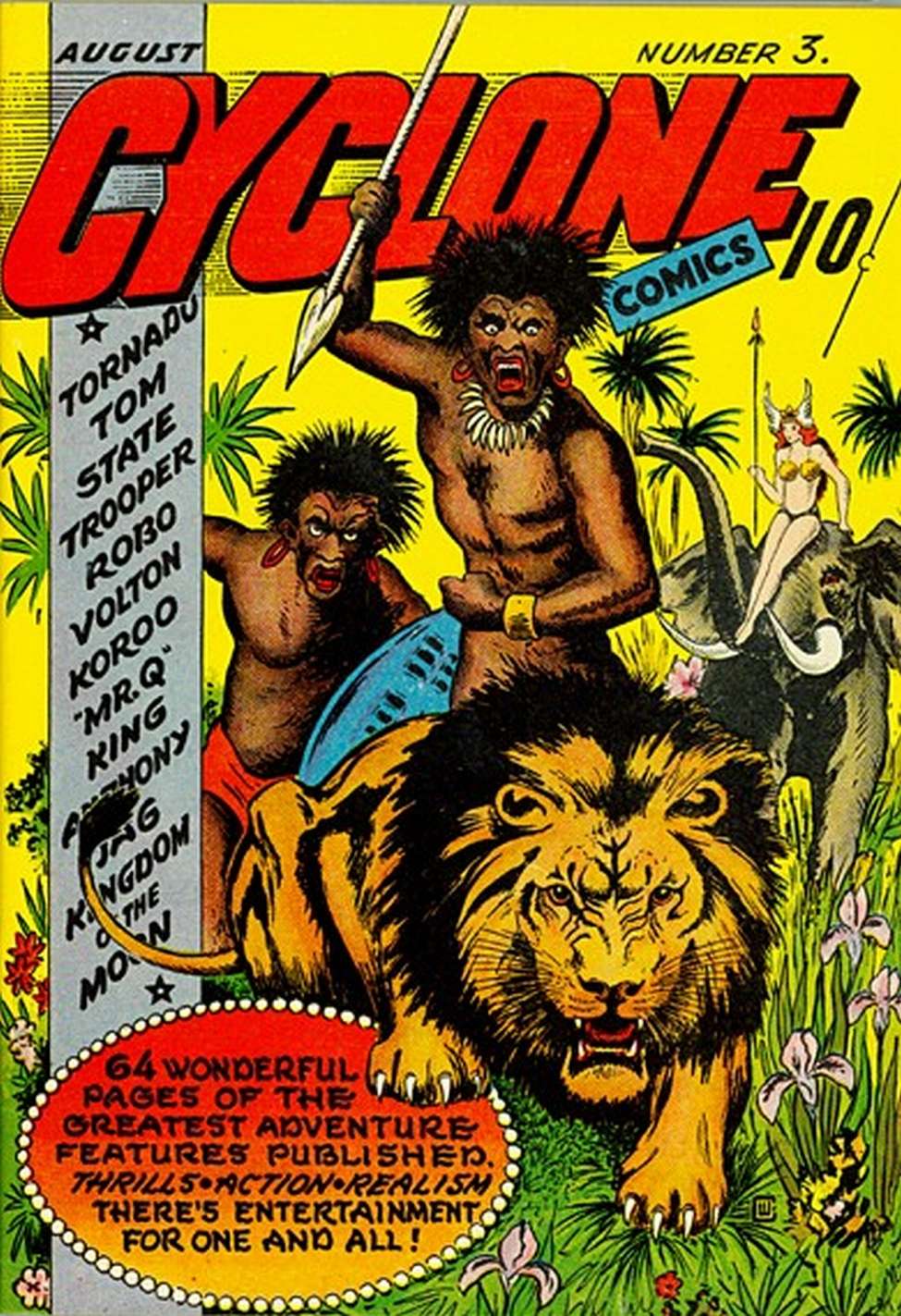 Comic Book Cover For Cyclone Comics 3