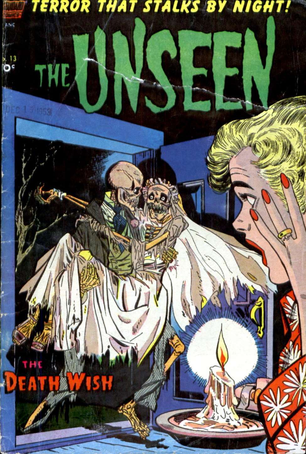Comic Book Cover For The Unseen 13