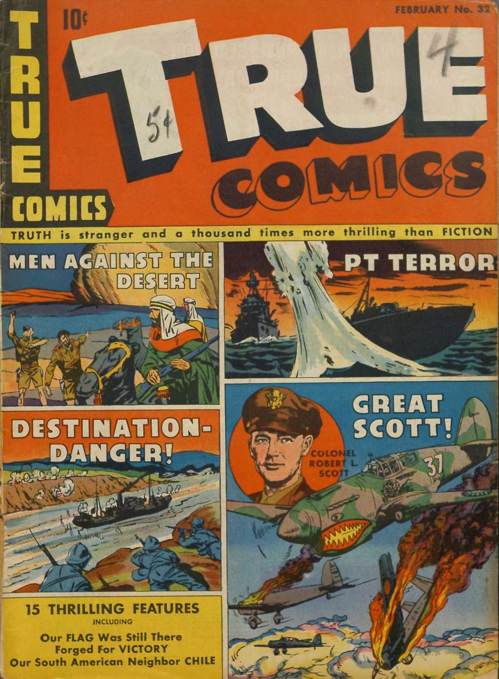 Book Cover For True Comics 32