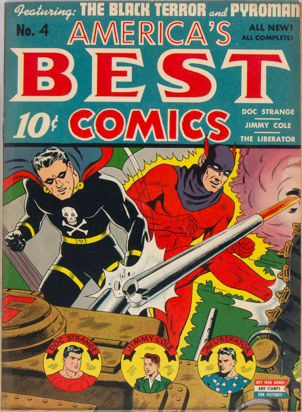 Comic Book Cover For America's Best Comics 4 - Version 2