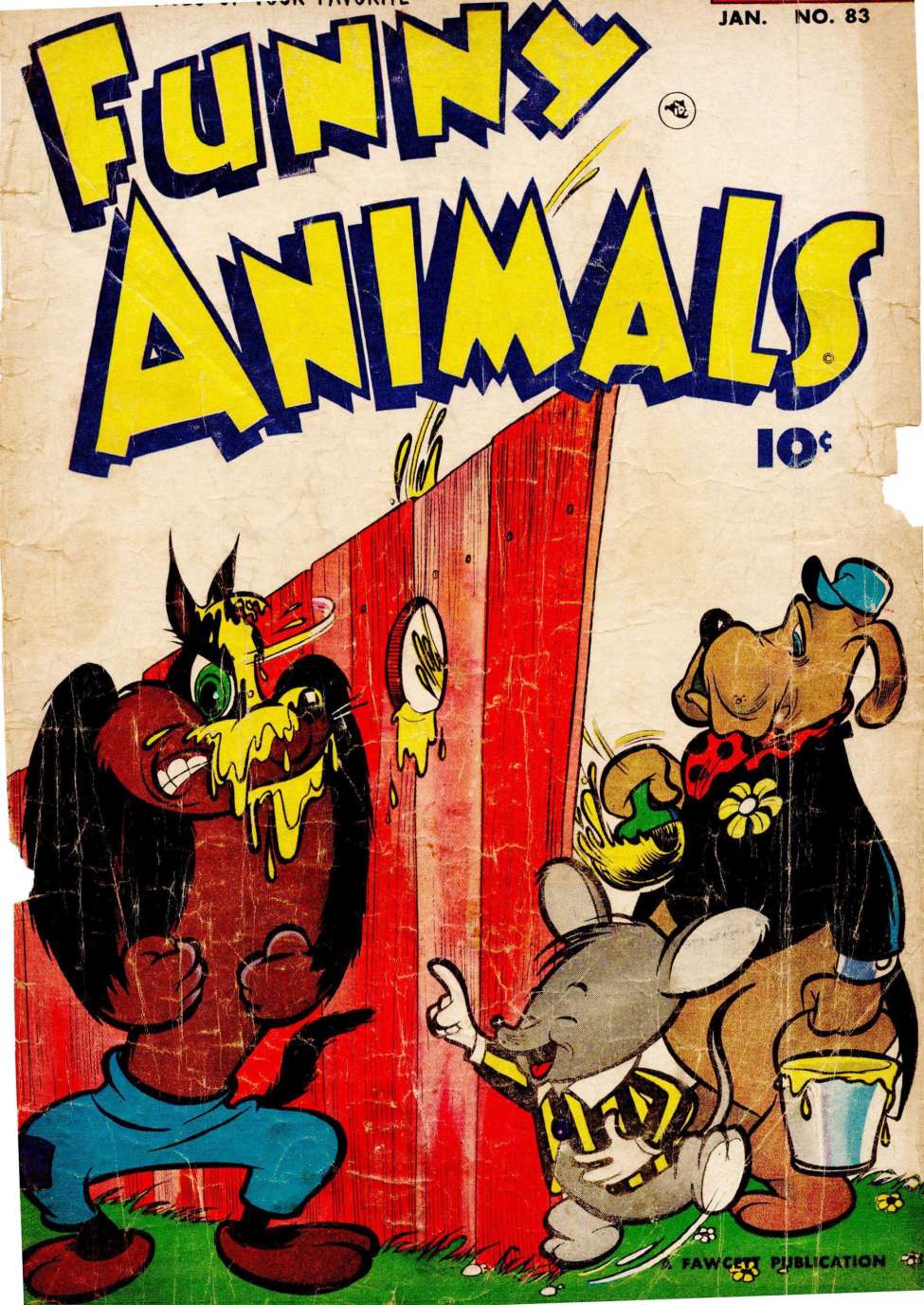Book Cover For Fawcett's Funny Animals 83 - Version 1