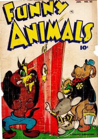Large Thumbnail For Fawcett's Funny Animals 83 - Version 1