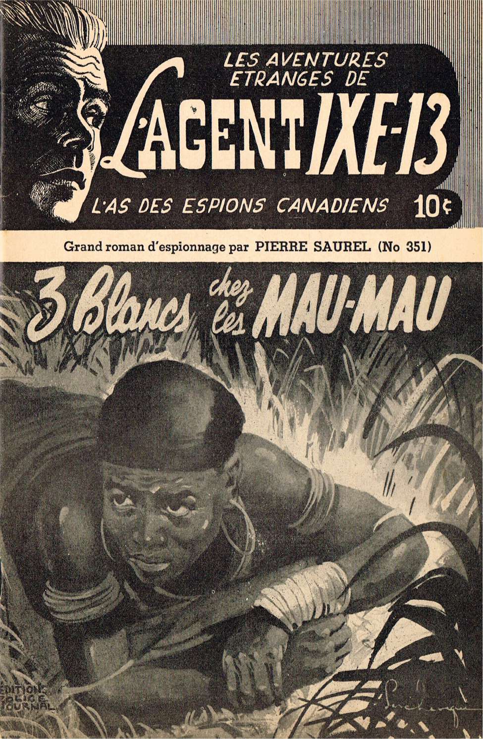 Book Cover For L'Agent IXE-13 v2 351 - 3 blancs chez les Mau-Mau