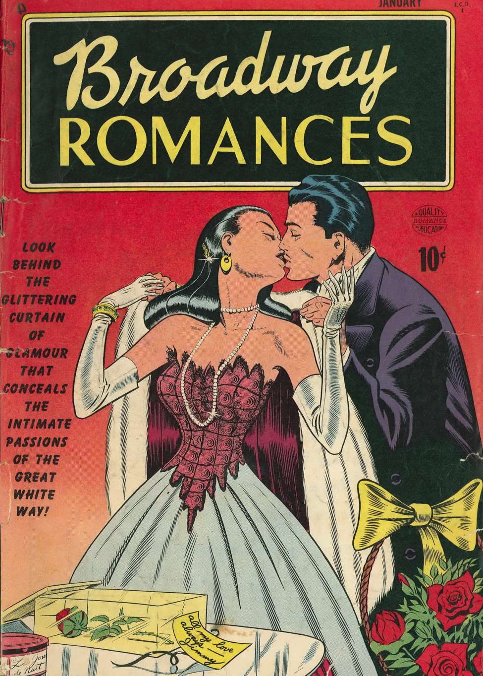Comic Book Cover For Broadway Romances 1