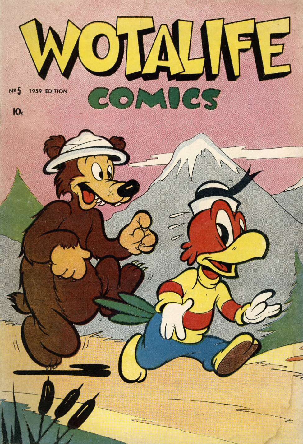 Comic Book Cover For Wotalife Comics 5
