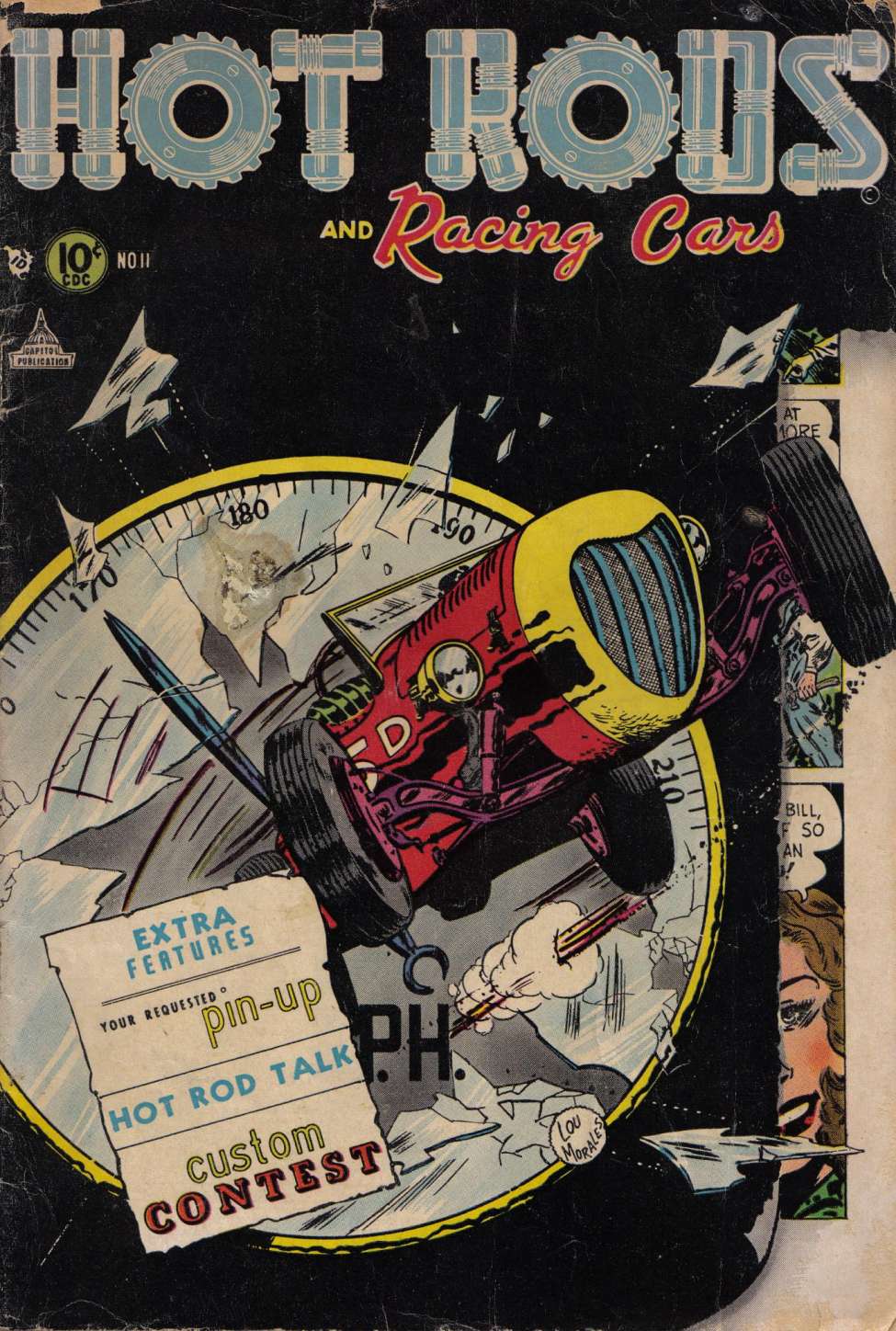 Comic Book Cover For Hot Rods and Racing Cars 11