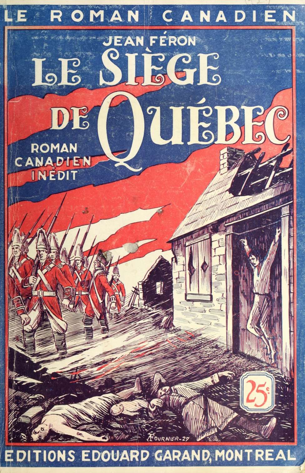 Book Cover For Le Roman Canadien 33 - Le siège de Québec
