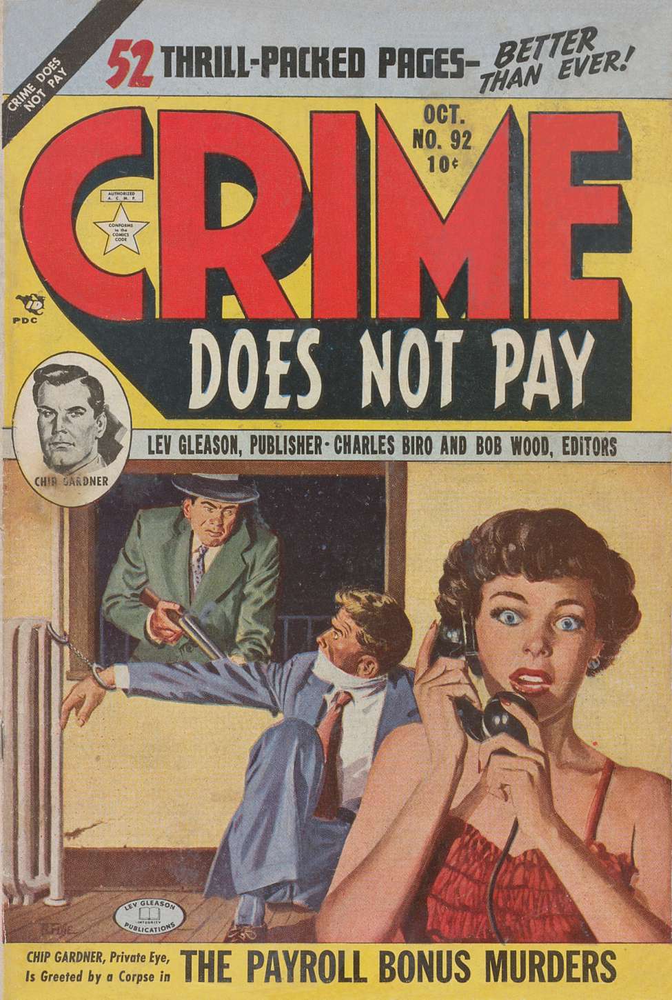 Book Cover For Crime Does Not Pay 92
