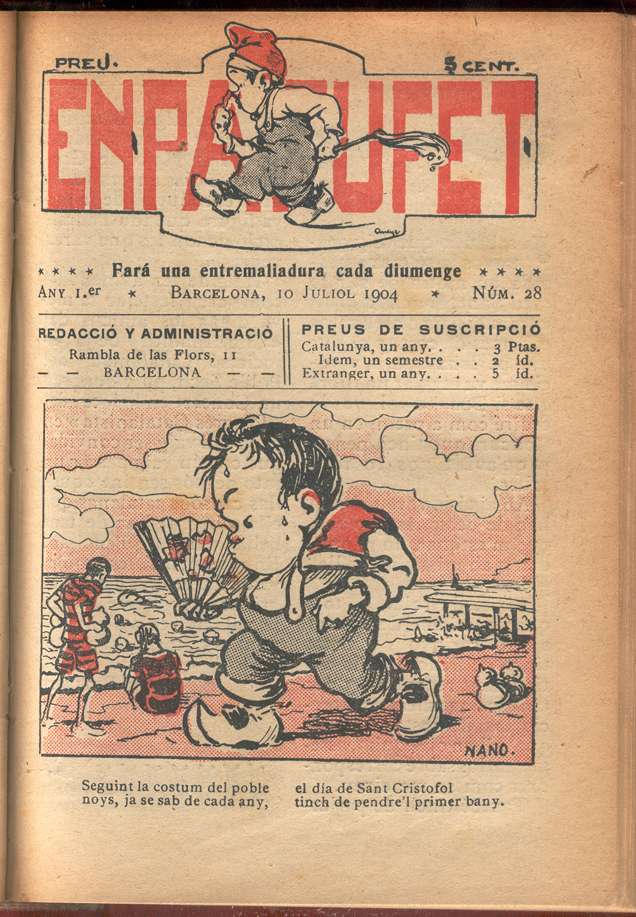 Comic Book Cover For En Patufet 28