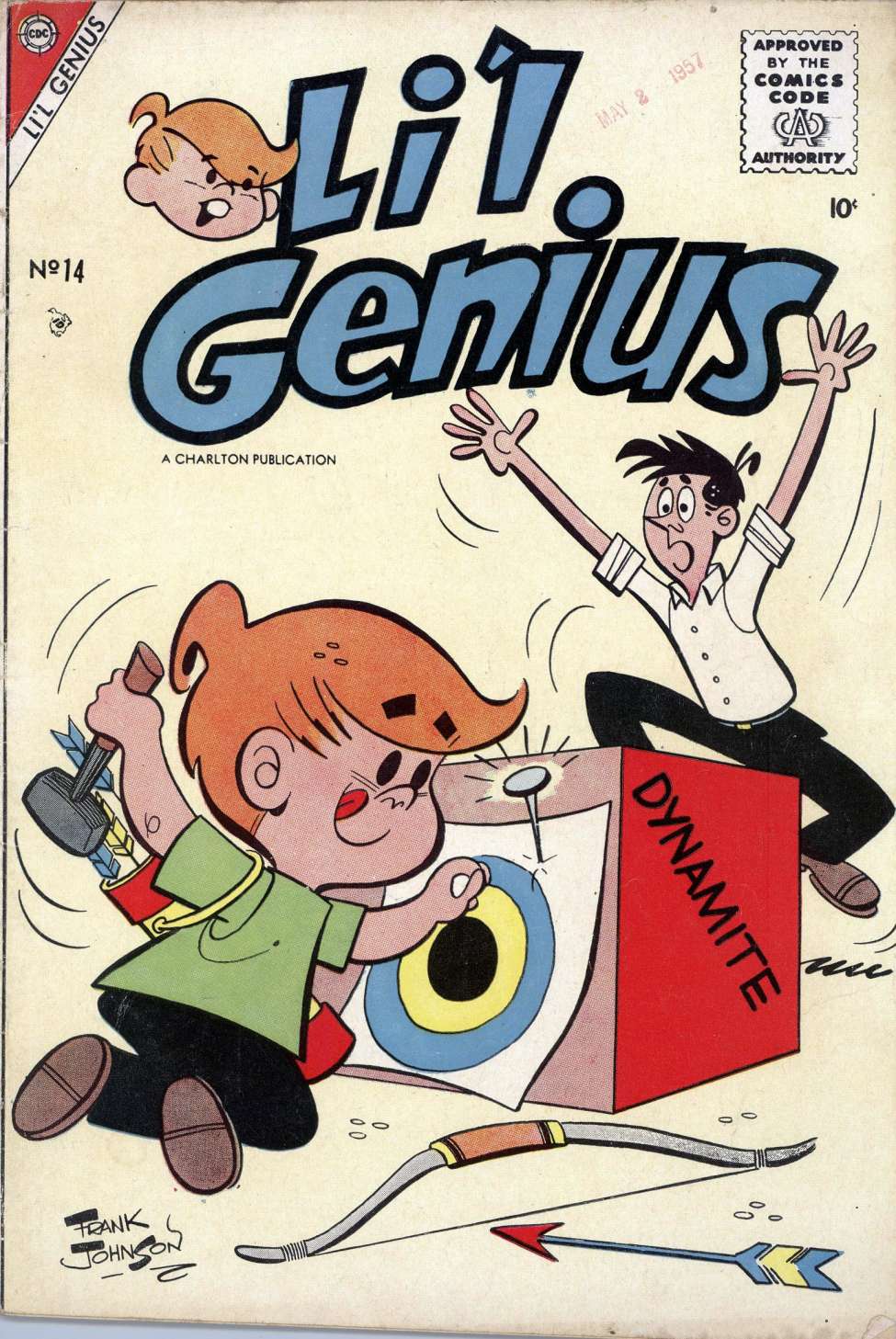 Comic Book Cover For Li'l Genius 14
