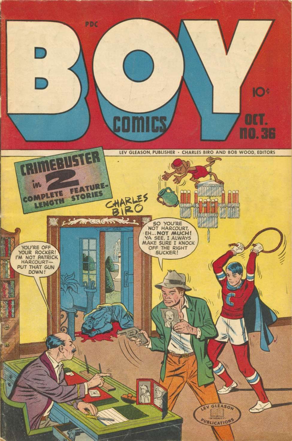 Comic Book Cover For Boy Comics 36