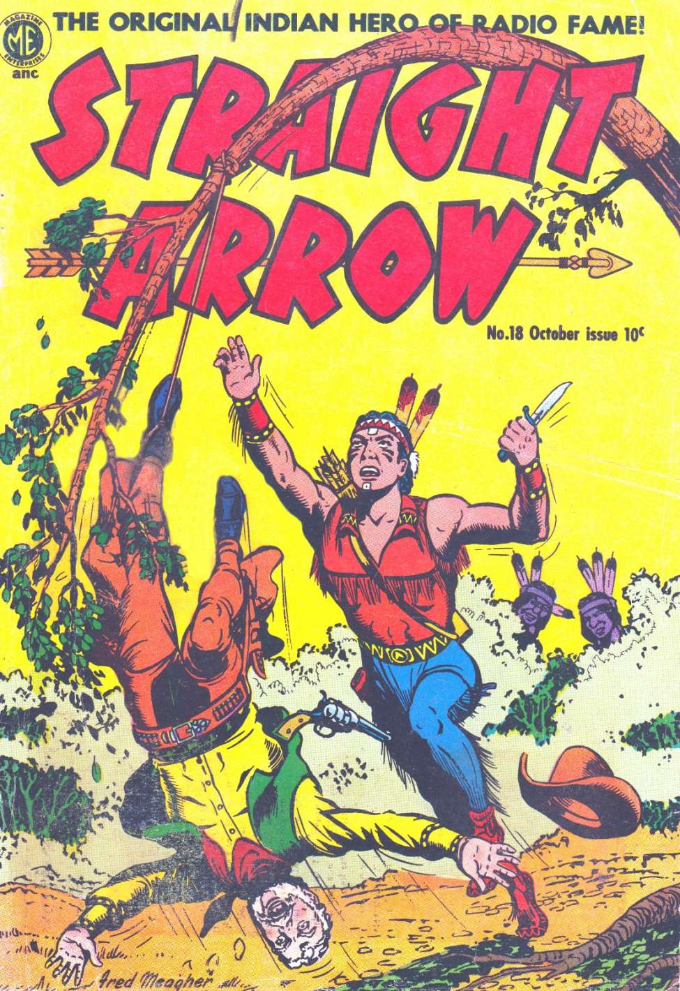 Comic Book Cover For Straight Arrow 18