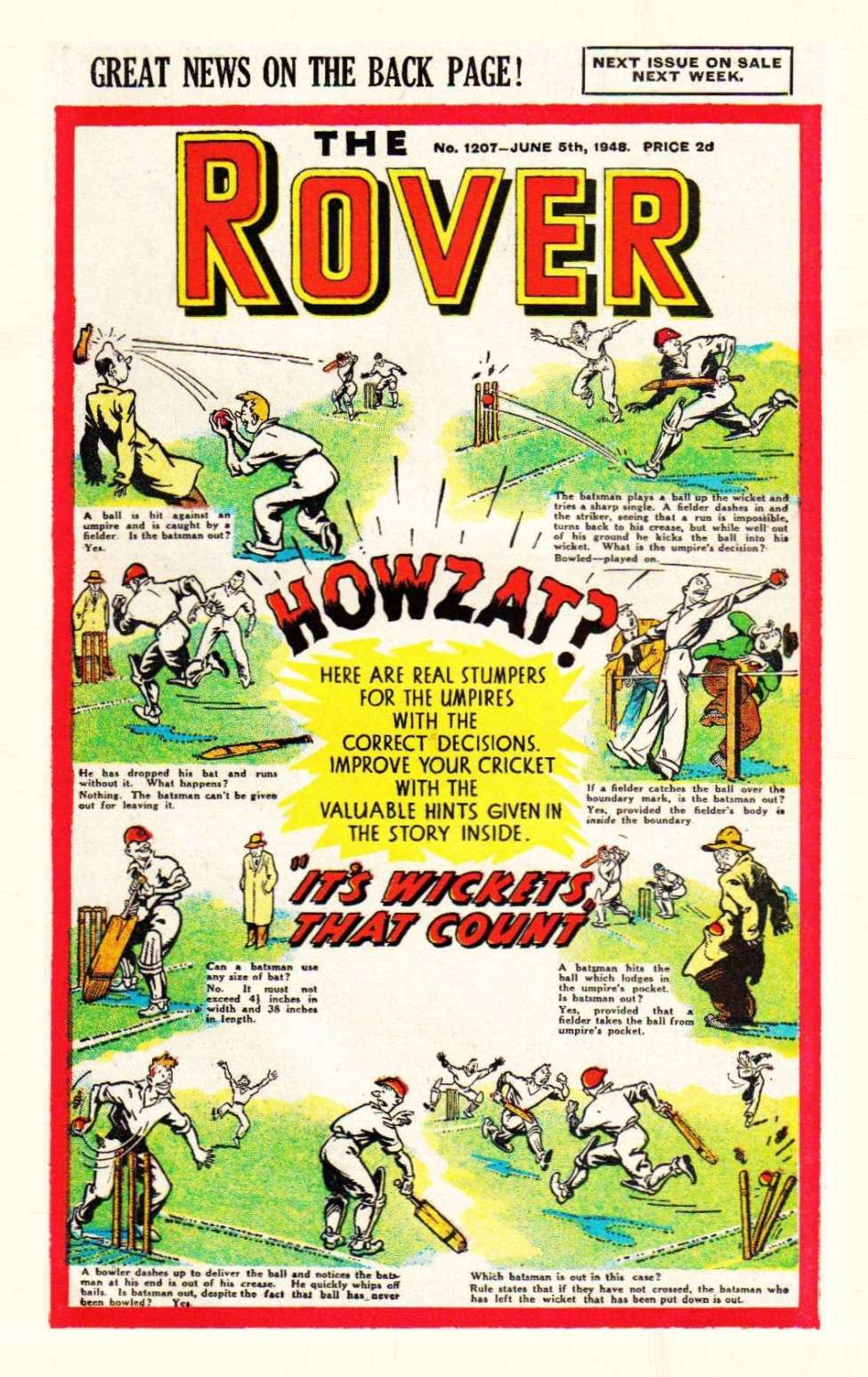 Comic Book Cover For The Rover 1207