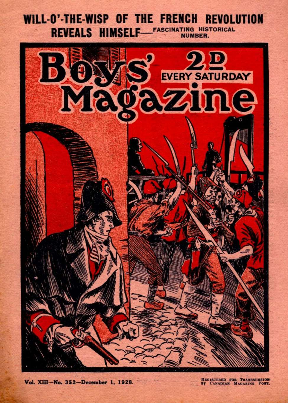 Book Cover For Boys' Magazine 352