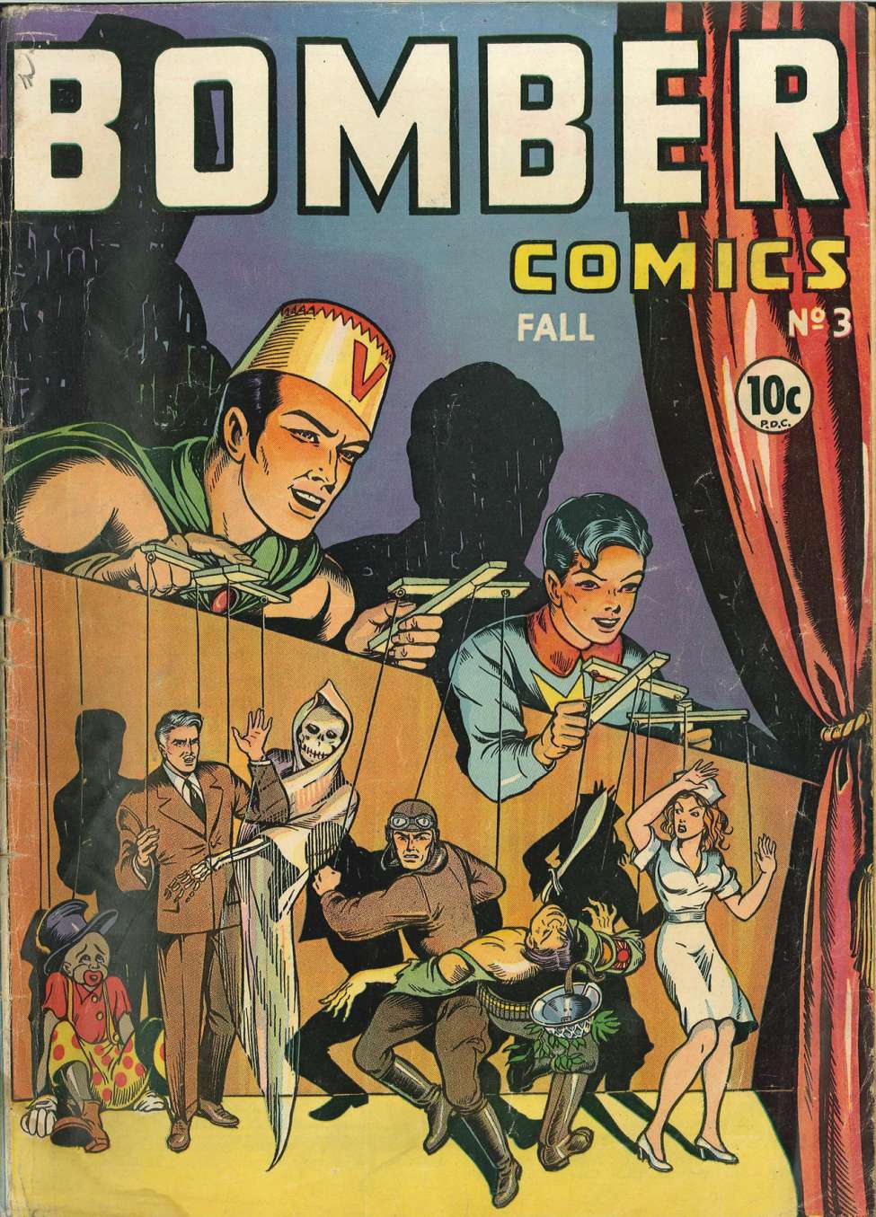 Book Cover For Bomber Comics 3