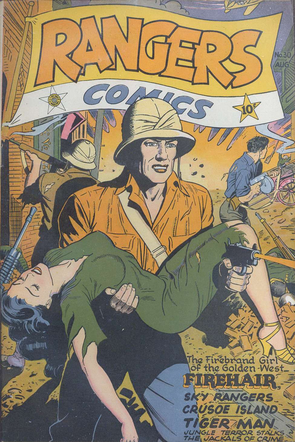 Comic Book Cover For Rangers Comics 30 - Version 2