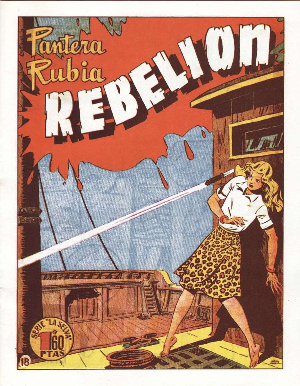 Book Cover For Pantera Rubia 13 - Rebelion