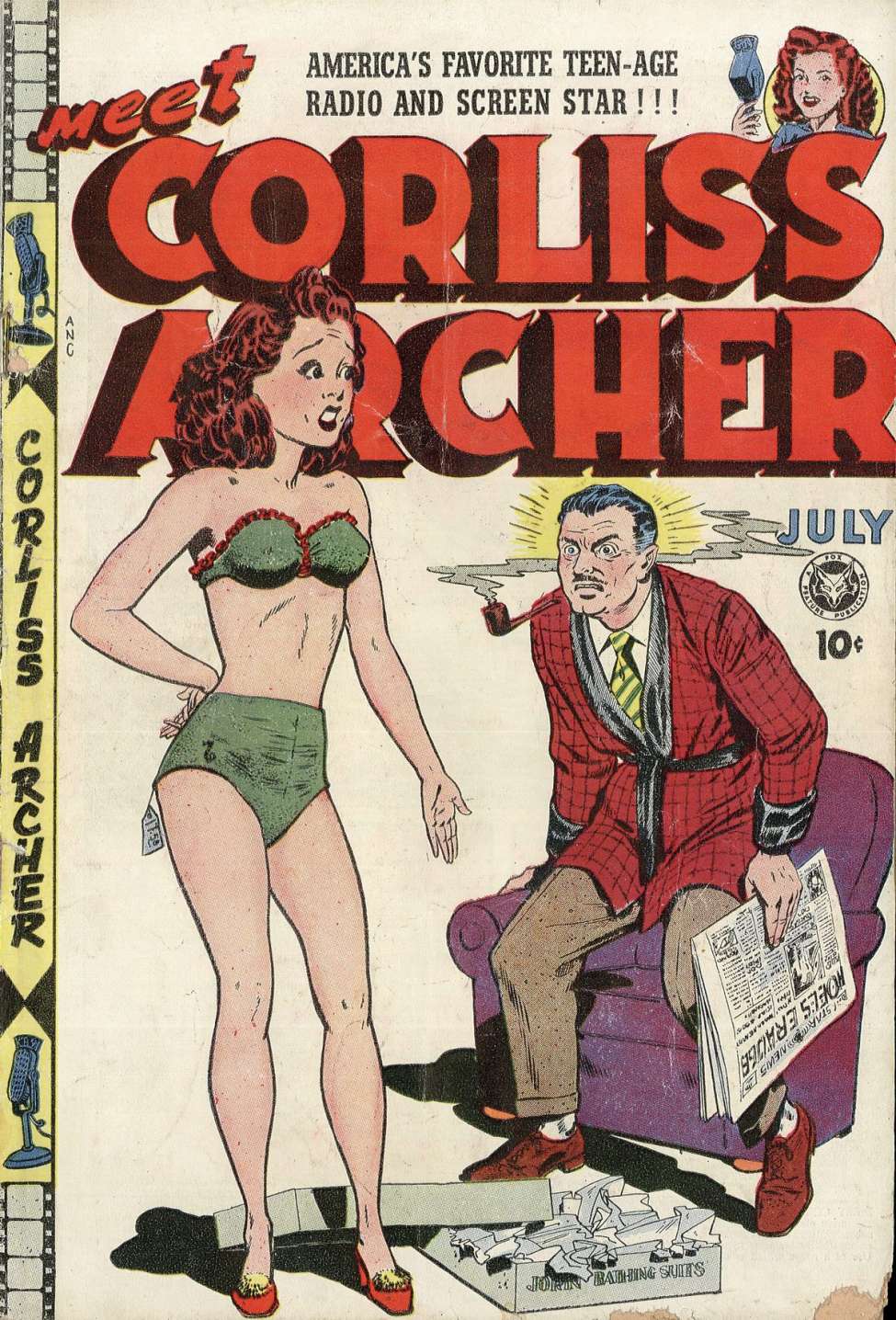 Comic Book Cover For Meet Corliss Archer 3