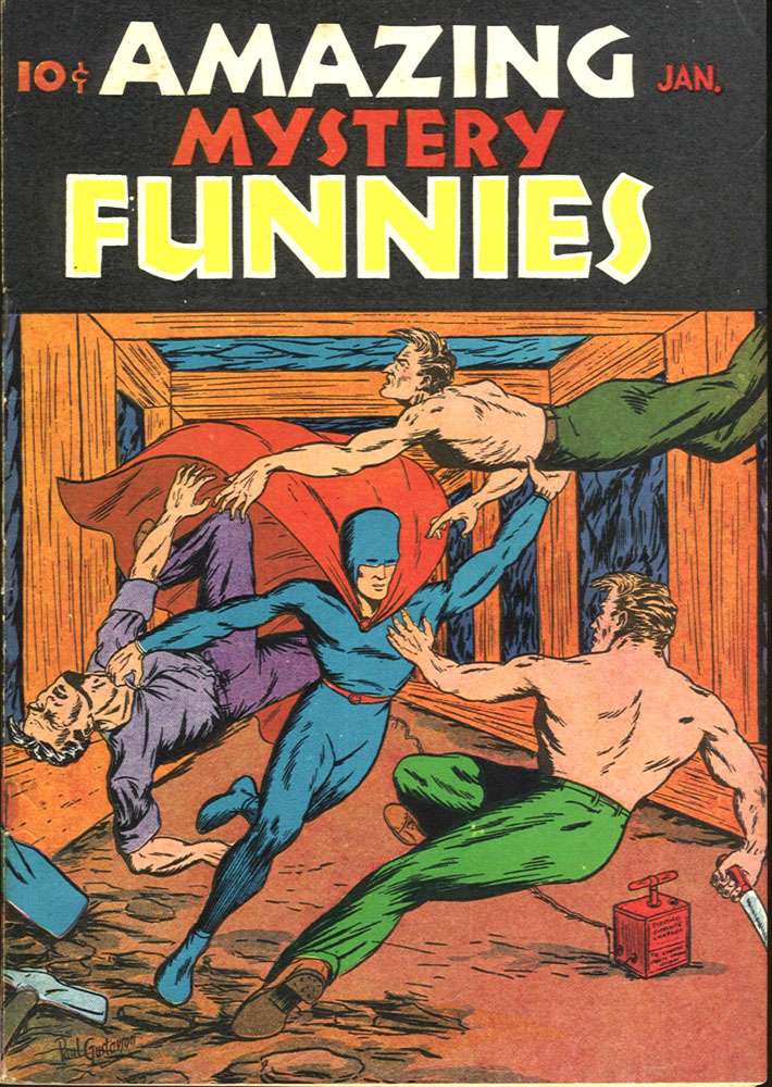 Book Cover For Amazing Mystery Funnies 17 (v3 1)