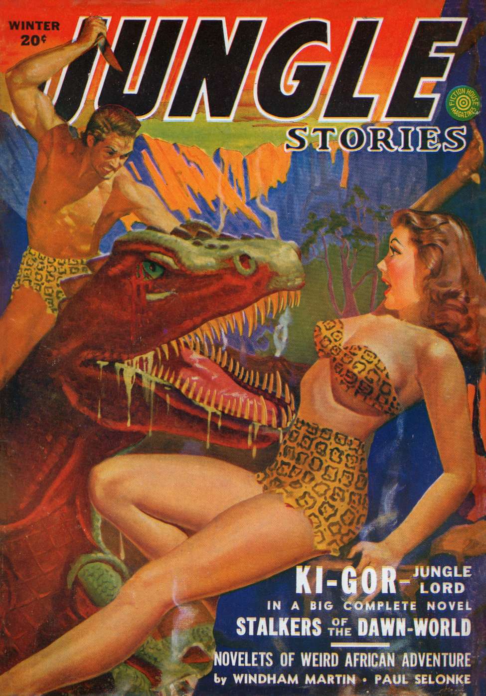 Comic Book Cover For Jungle Stories v2 9 - Stalkers of the Dawn World - John Peter Drummond