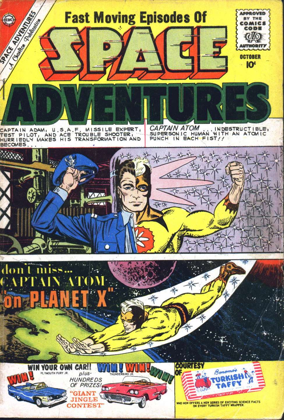 Comic Book Cover For Space Adventures 36