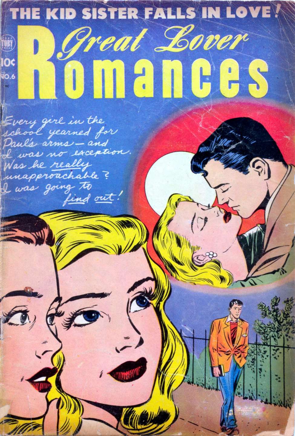Comic Book Cover For Great Lover Romances 6