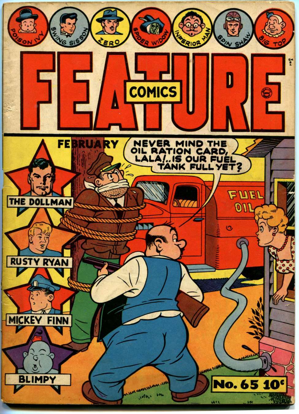 Book Cover For Feature Comics 65