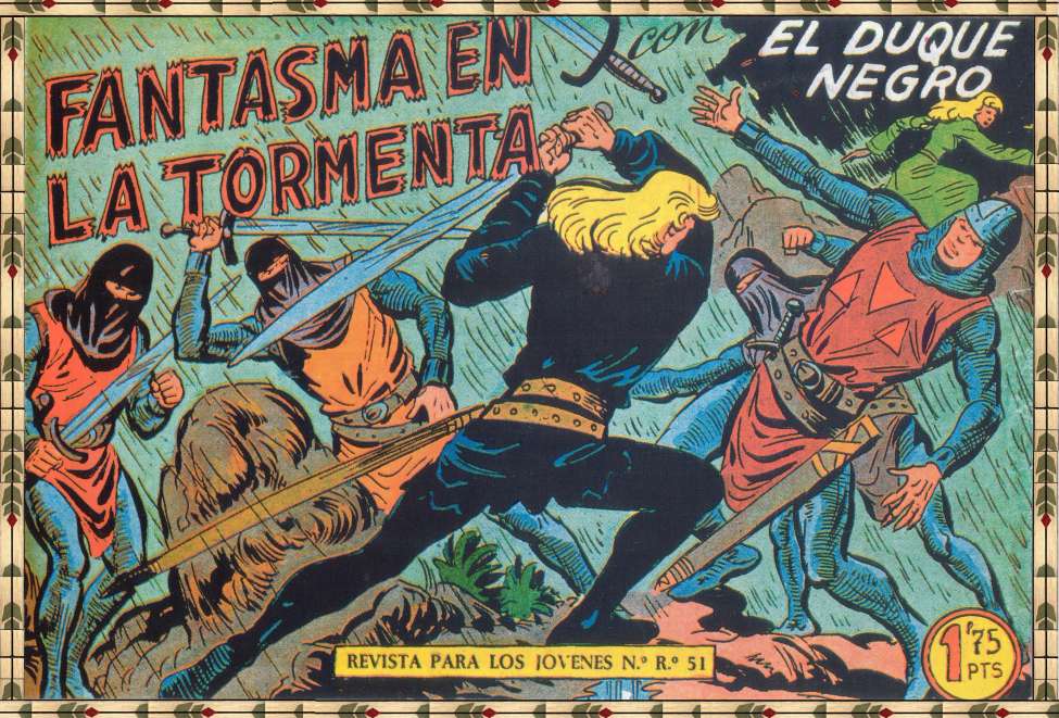Comic Book Cover For El Duque Negro 22 - Fantasma en La Tormenta