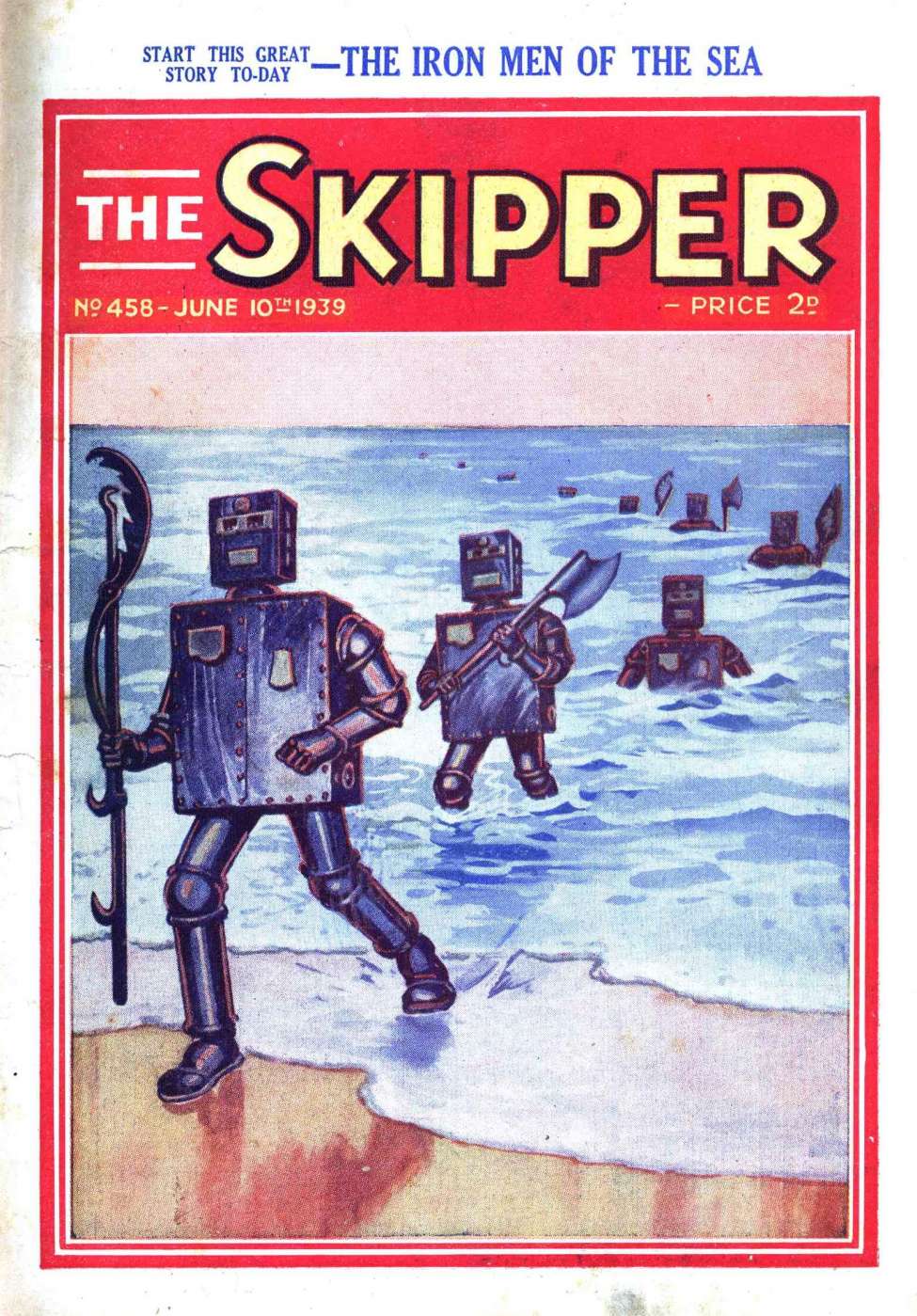Comic Book Cover For The Skipper 458
