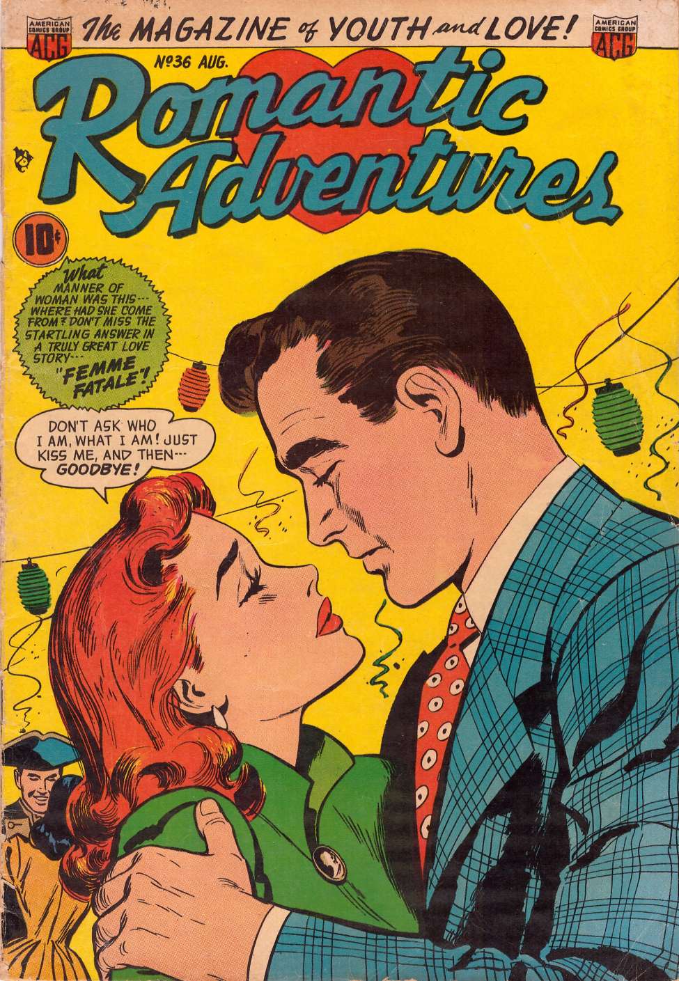Comic Book Cover For Romantic Adventures 36 - Version 1