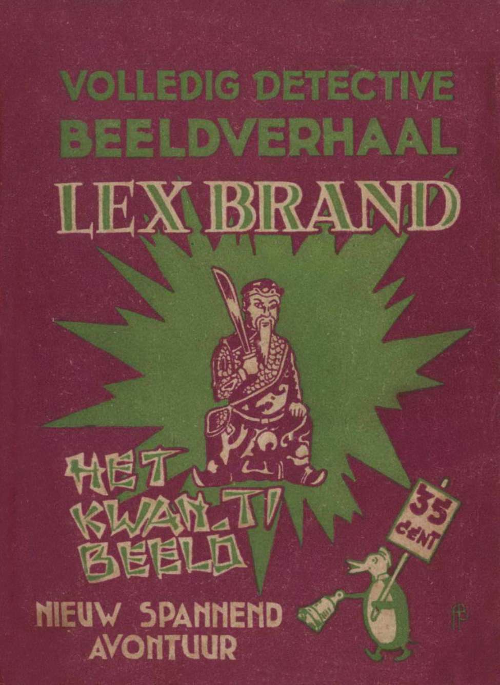 Comic Book Cover For Lex Brand 23 - Het Kwan-Ti Beeld