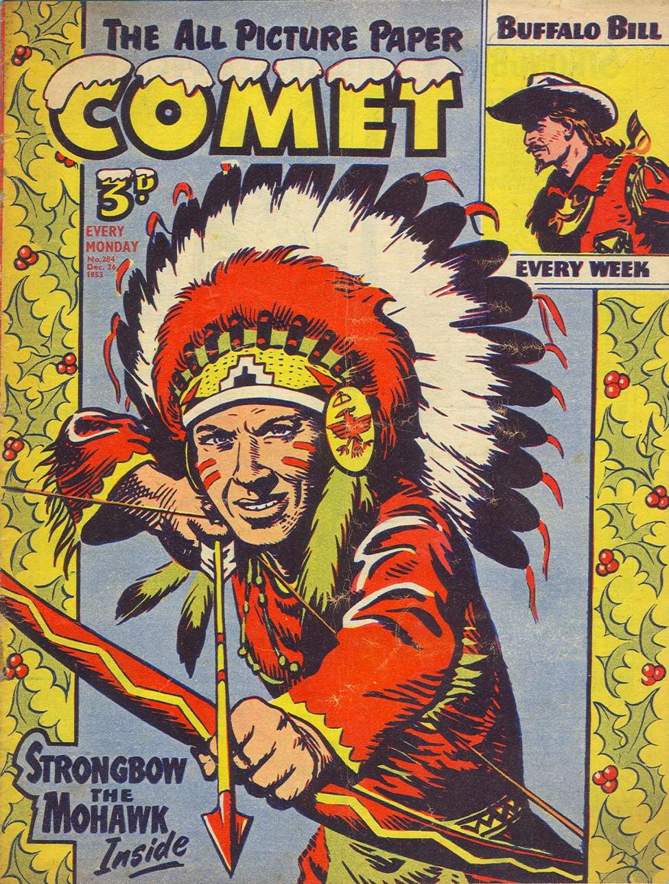 Comic Book Cover For The Comet 284