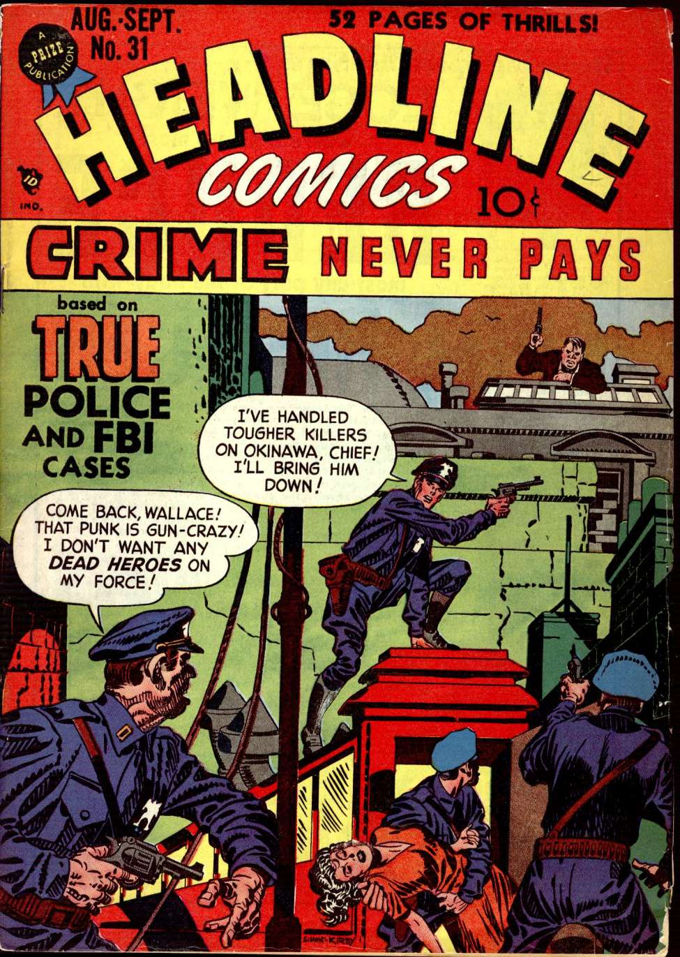 Comic Book Cover For Headline Comics 31