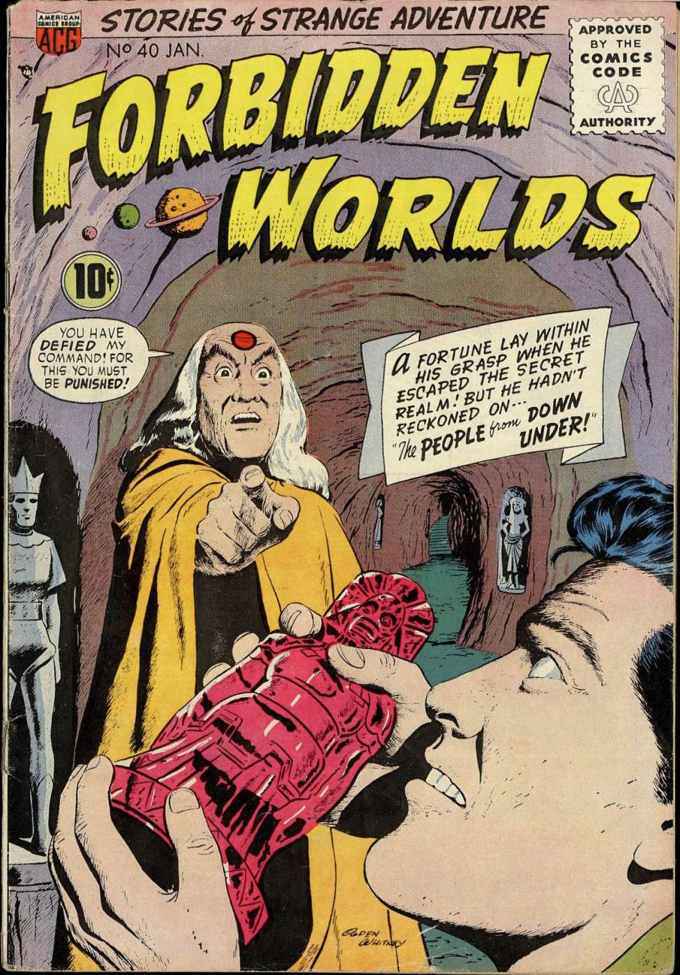 Comic Book Cover For Forbidden Worlds 40