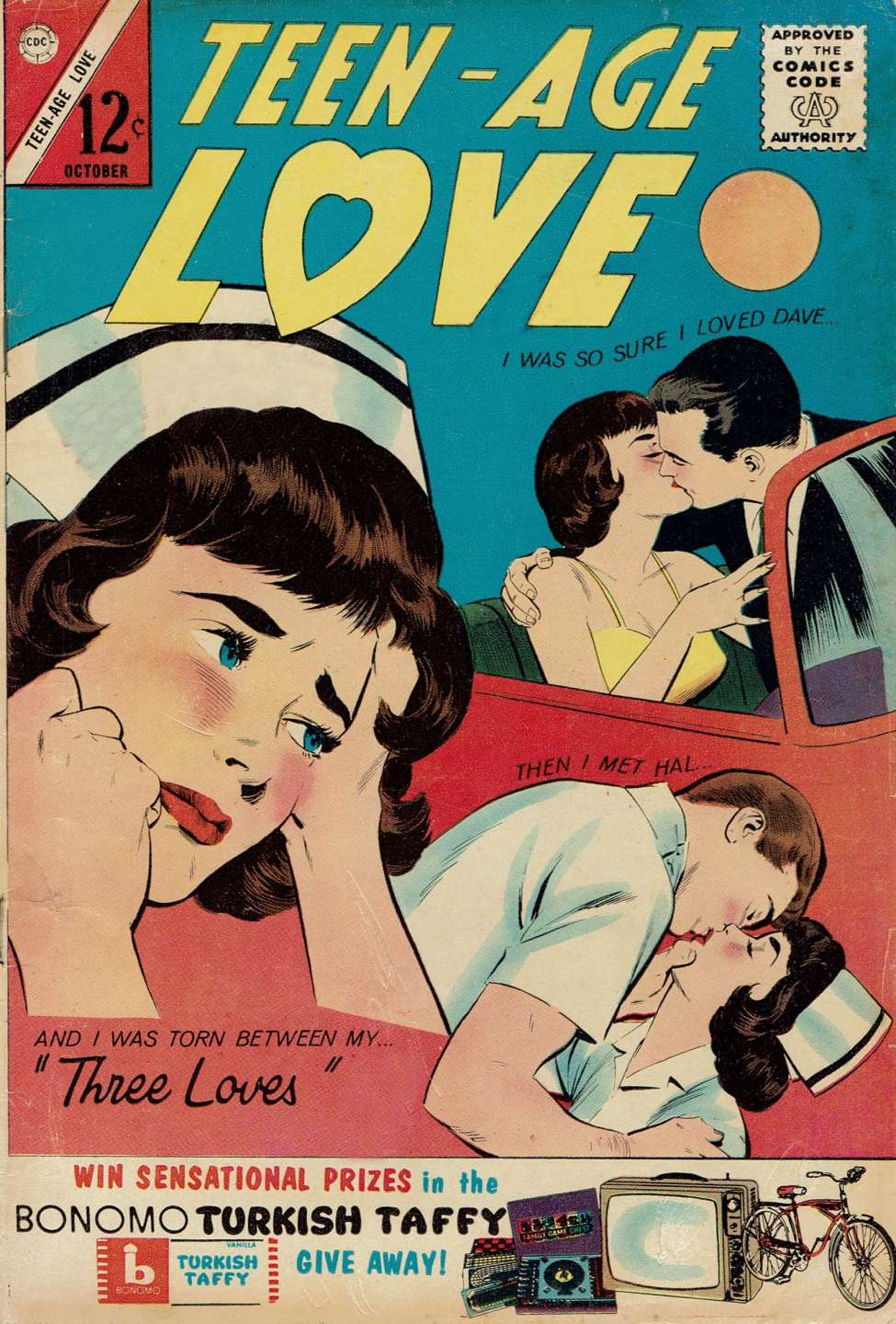 Comic Book Cover For Teen-Age Love 34