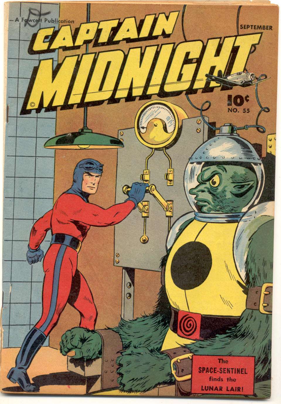 Comic Book Cover For Captain Midnight 55
