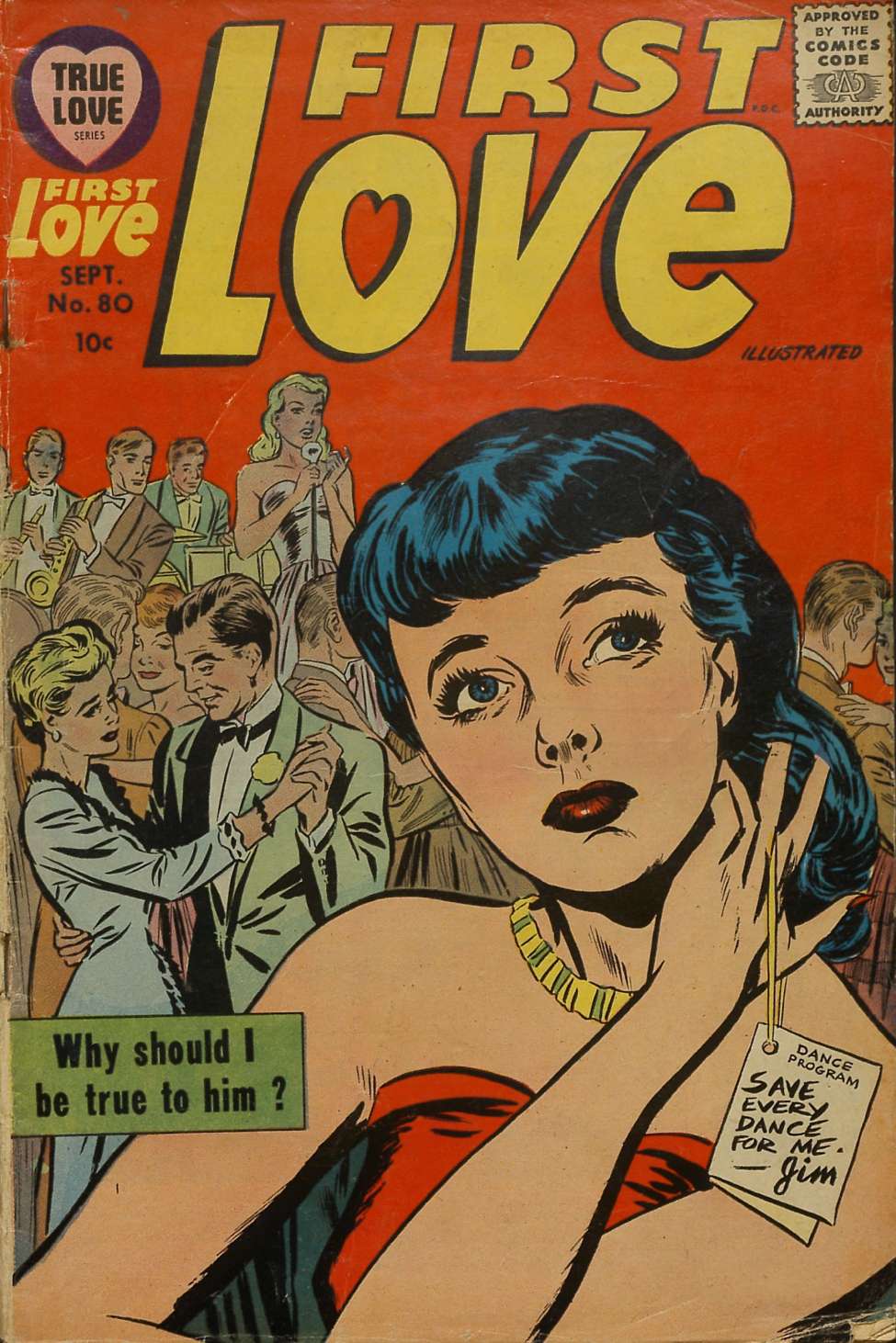 Comic Book Cover For First Love illustrated 80