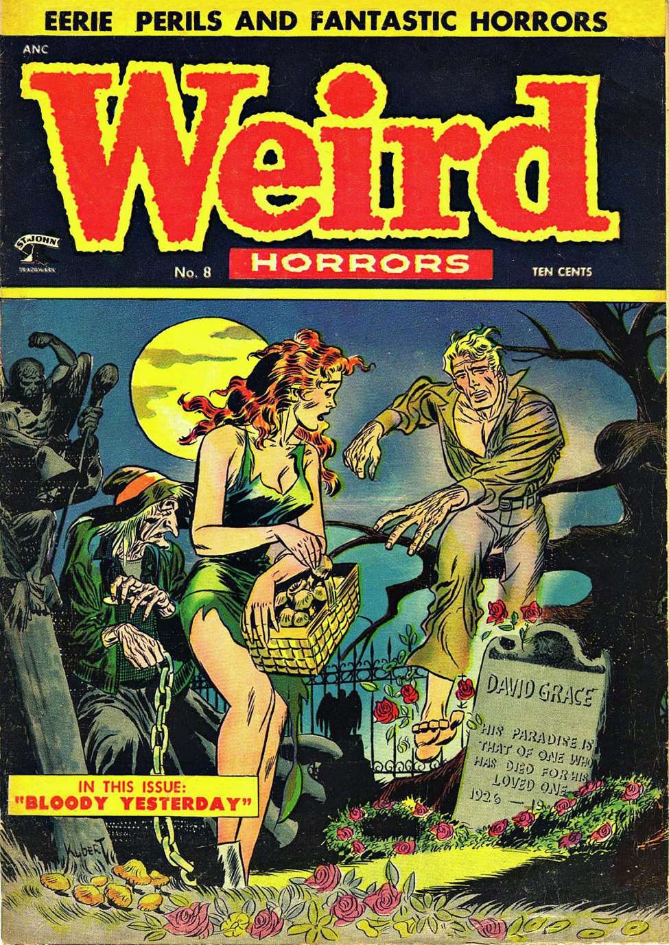 Book Cover For Weird Horrors 8