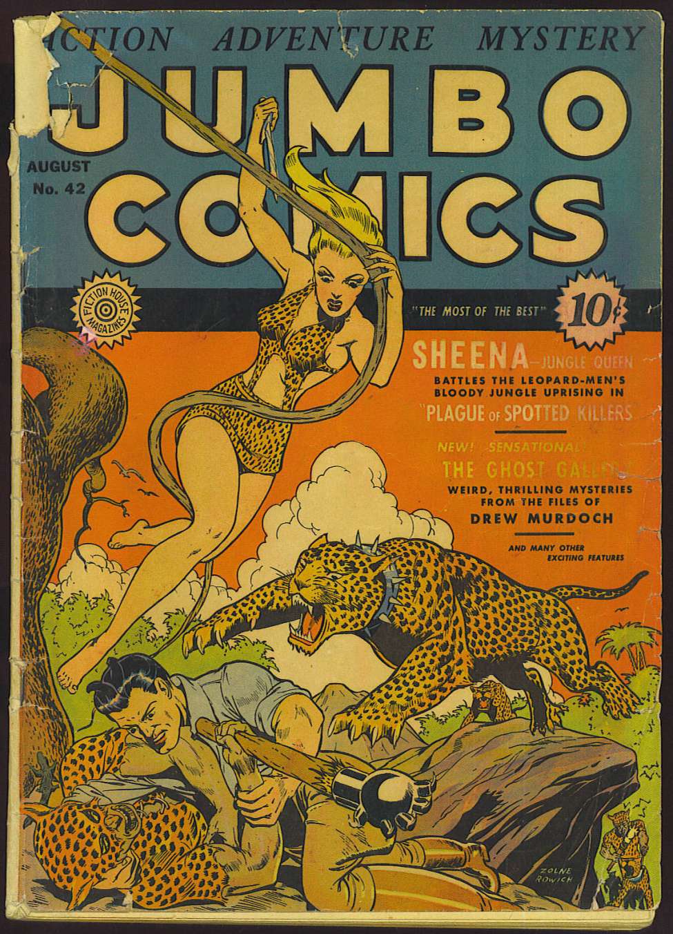 Comic Book Cover For Jumbo Comics 42